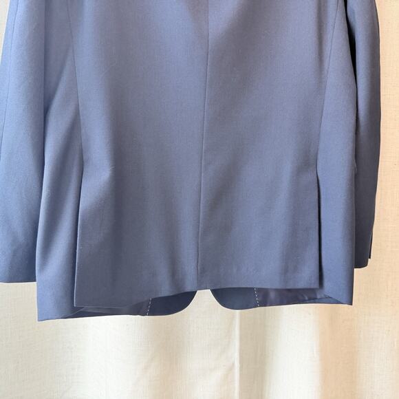 Tommy Hilfiger Men’s Navy Blazer 42R – Classic Two-Button Suit Jacket - Picture 13 of 13